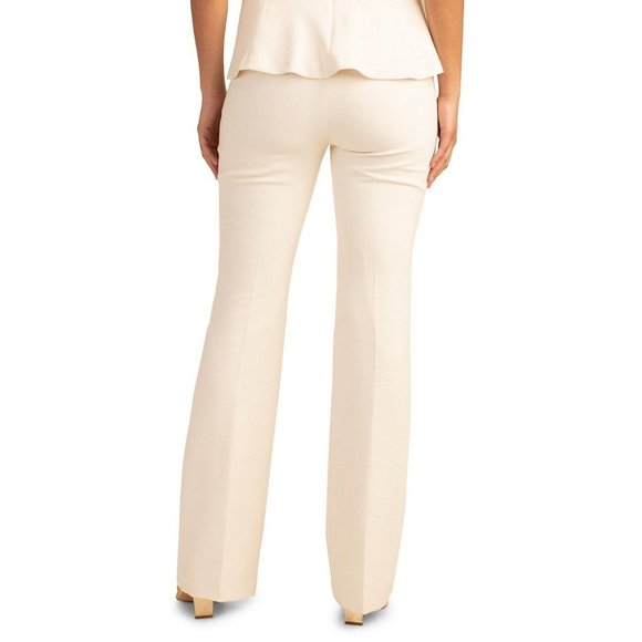 TRINA TURK Chimayo Wide-Leg Pants in Ivory - Picture 2 of 4